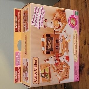 NIB Calico Critters Comfy Livingroom Set (No Critters Included)